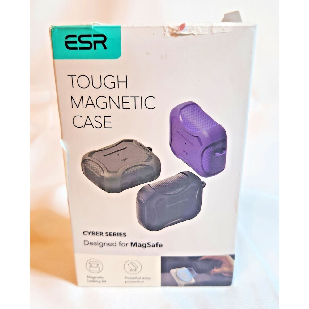 ESR AirPods Pro 3 2025 Cyber Tough Magnetic Case MagSafe Black